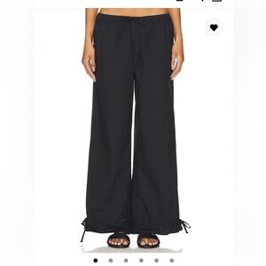 Tularosa Black Gathered Waist Pants